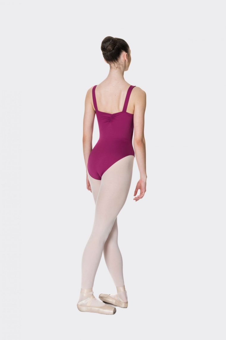 wide strap leotard boysenberry