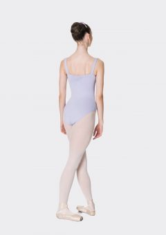 wide strap leotard lilac