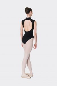 zara leotard black