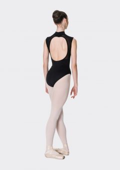 zara leotard black