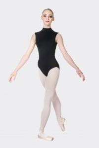 zara leotard black