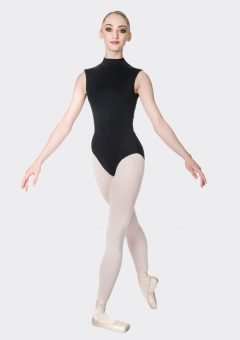 zara leotard black