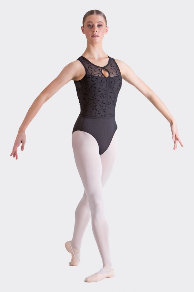 chloe leotard black