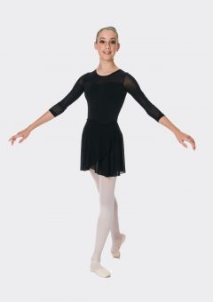 grace mesh skirt black