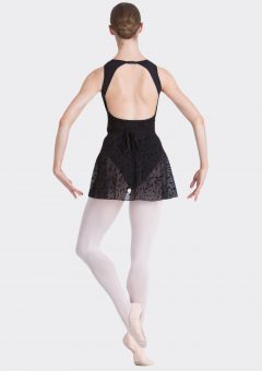 alexa wrap skirt black