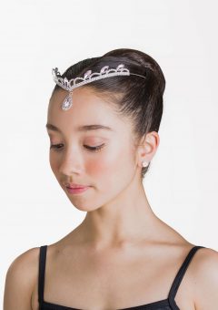 clara hairpiece pale pink