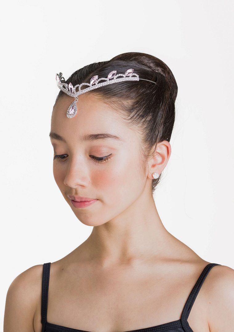 clara hairpiece pale pink