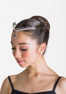 clara hairpiece purple