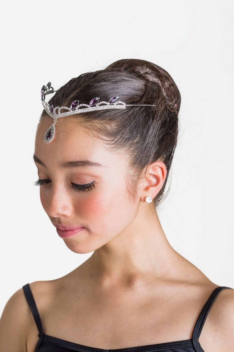 clara hairpiece purple