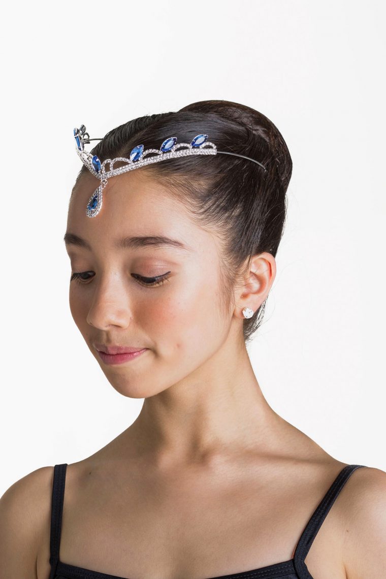 clara hairpiece royal blue