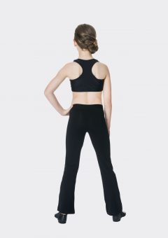 t-back crop top black