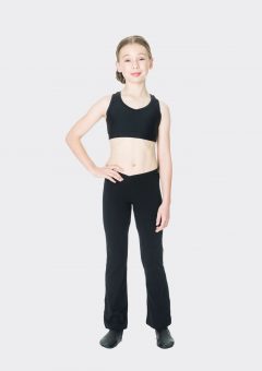 t-back crop top black