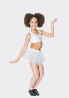 t-back crop top white