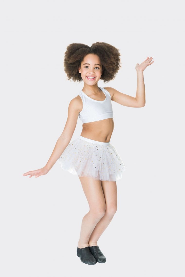 t-back crop top white
