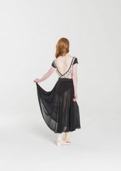 rehearsal mesh skirt black