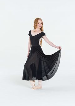 rehearsal mesh skirt black