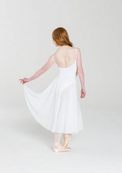 rehearsal mesh skirt white