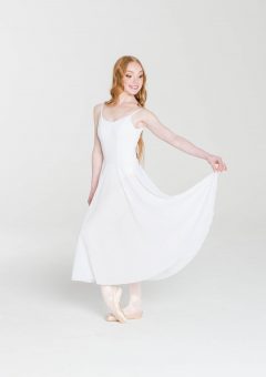 rehearsal mesh skirt white