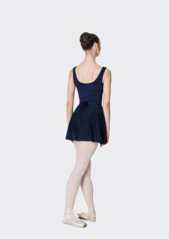 premium wrap skirt navy
