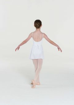 premium wrap skirt white