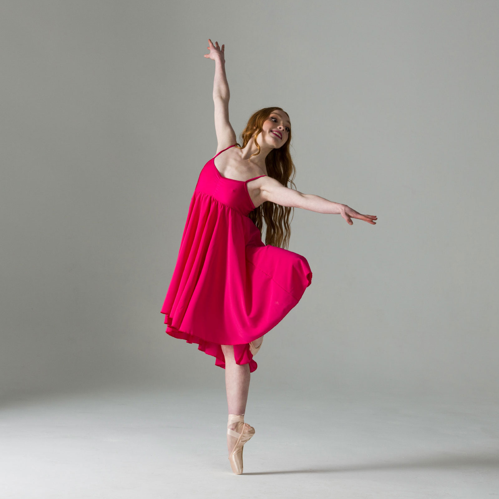 dancewear princess chiffon dress