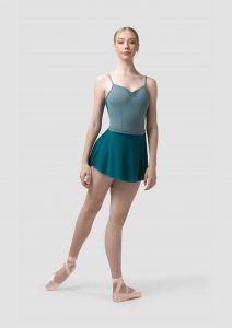 claudia ballet skirt green