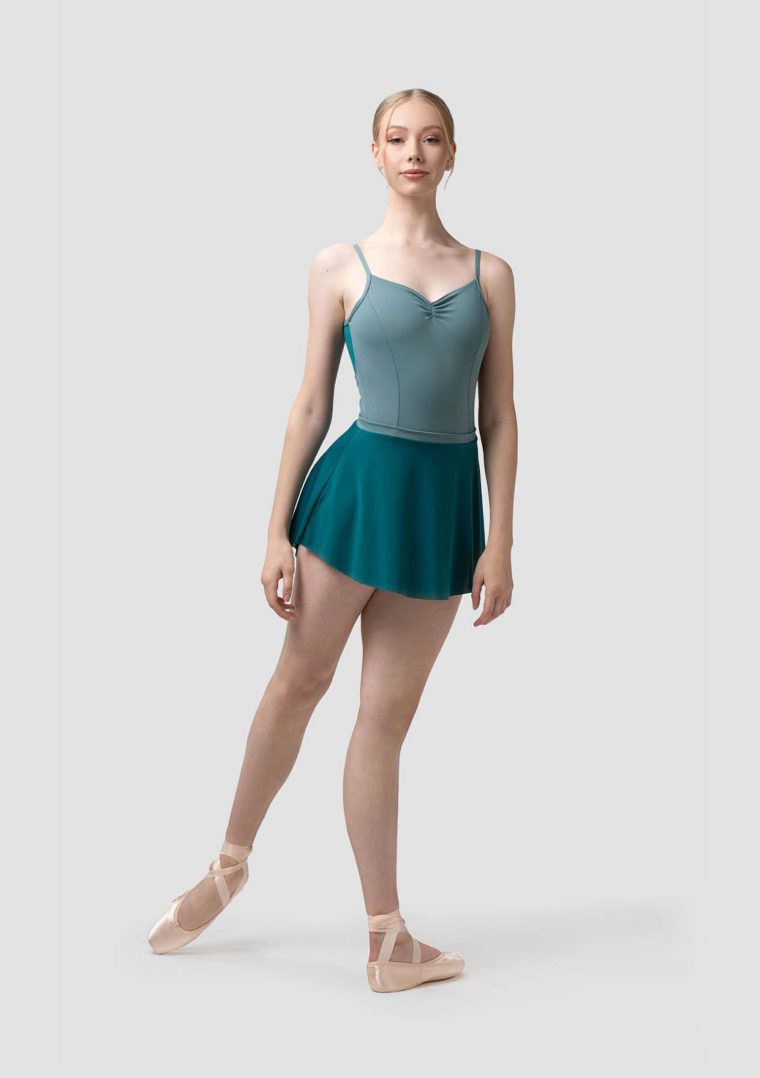 claudia ballet skirt green