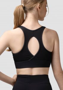 olivia crop top black