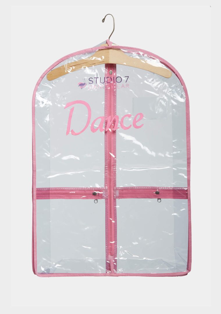 mini garment bag pink