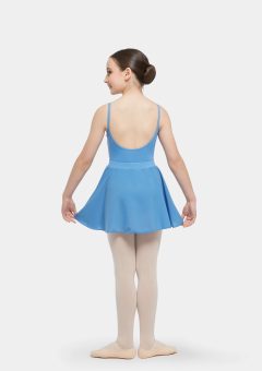 premium full circle skirt cornflower blue