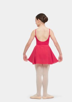 premium full circle skirt red