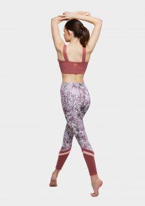 erika leggings pink wild lace