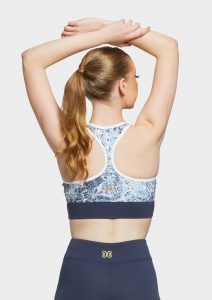 erika top blue wild lace