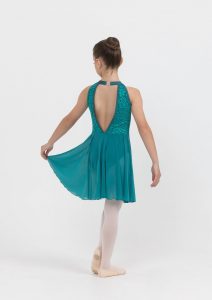 amelia lyrical dress jade green