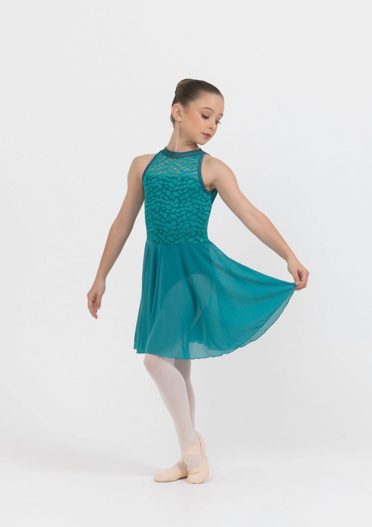 amelia lyrical dress jade green