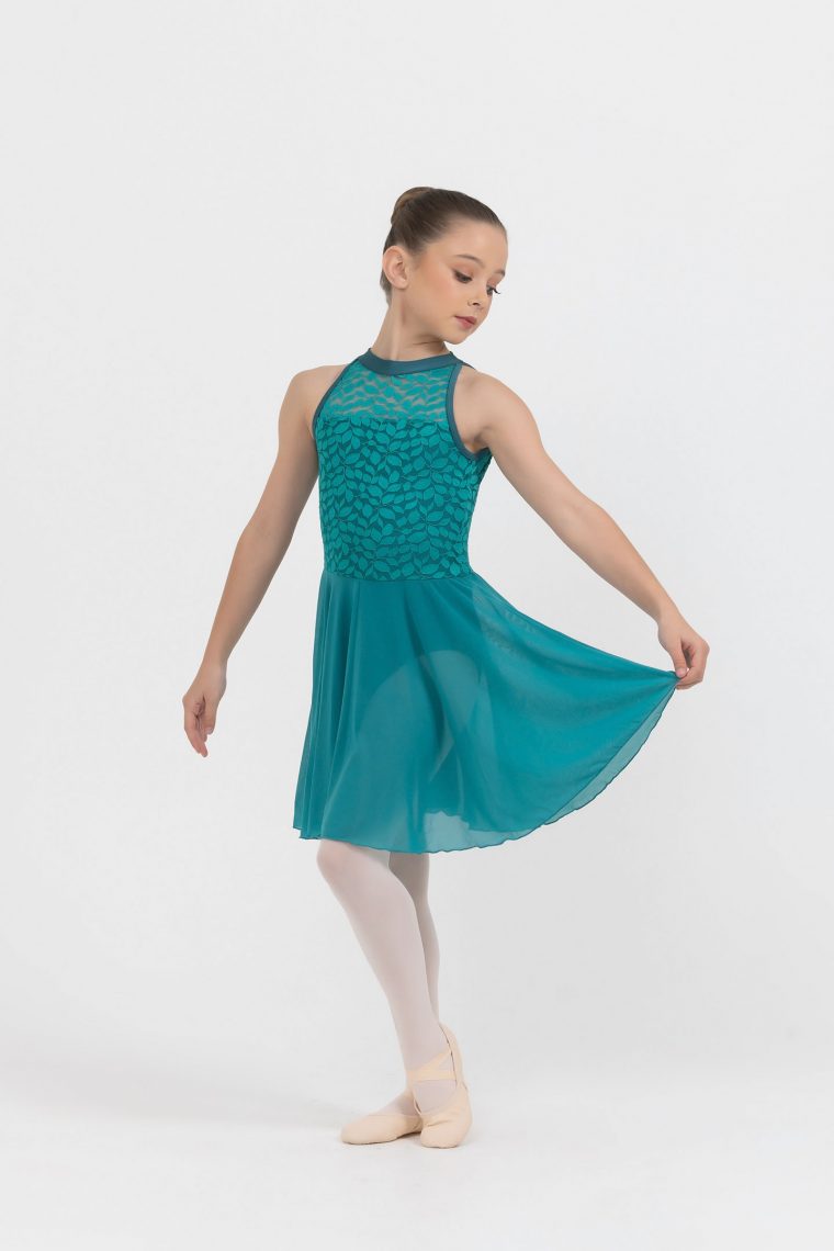 amelia lyrical dress jade green