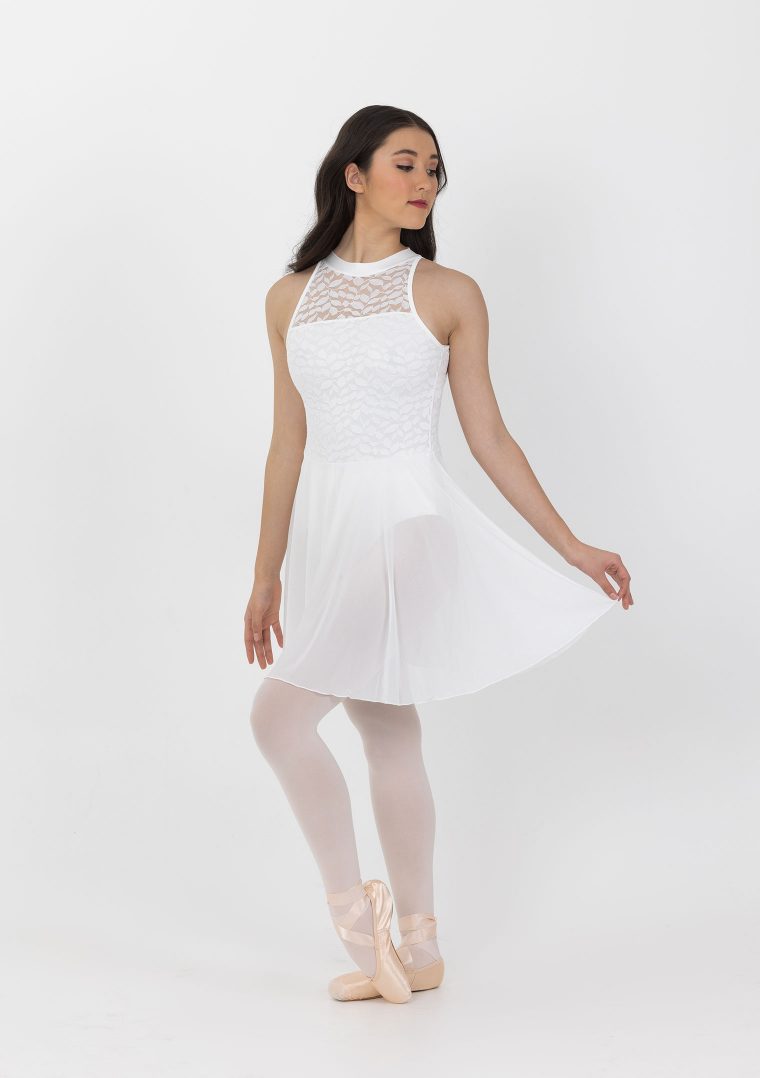 amelia lyrical dress white
