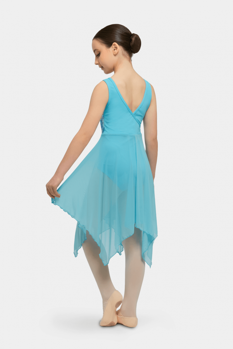 elsie lyrical dress turquoise