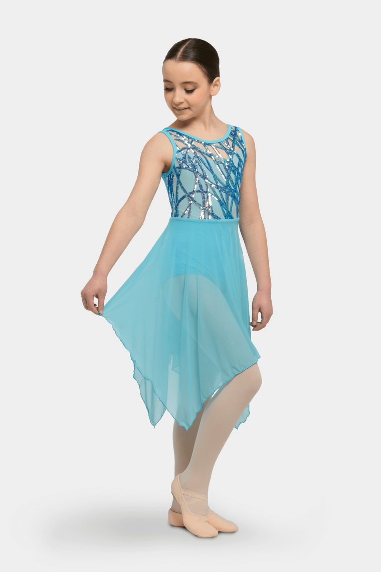 elsie lyrical dress turquoise