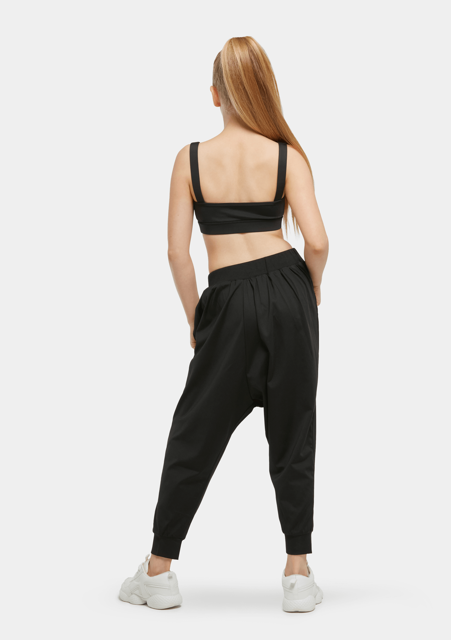 Black Velvet Harem Pants Low Crotch Adjustable Size Harem Pants, Slouchy  Pants Neza Studio -  Portugal