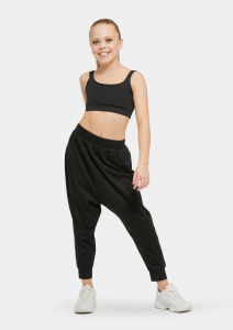 harem pants black