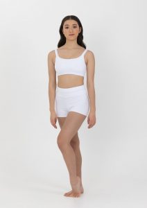 performance shorts white