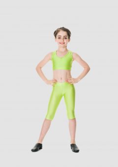 t-back leggings lime