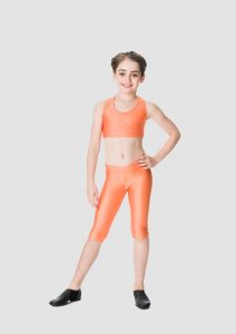 t-back leggings orange