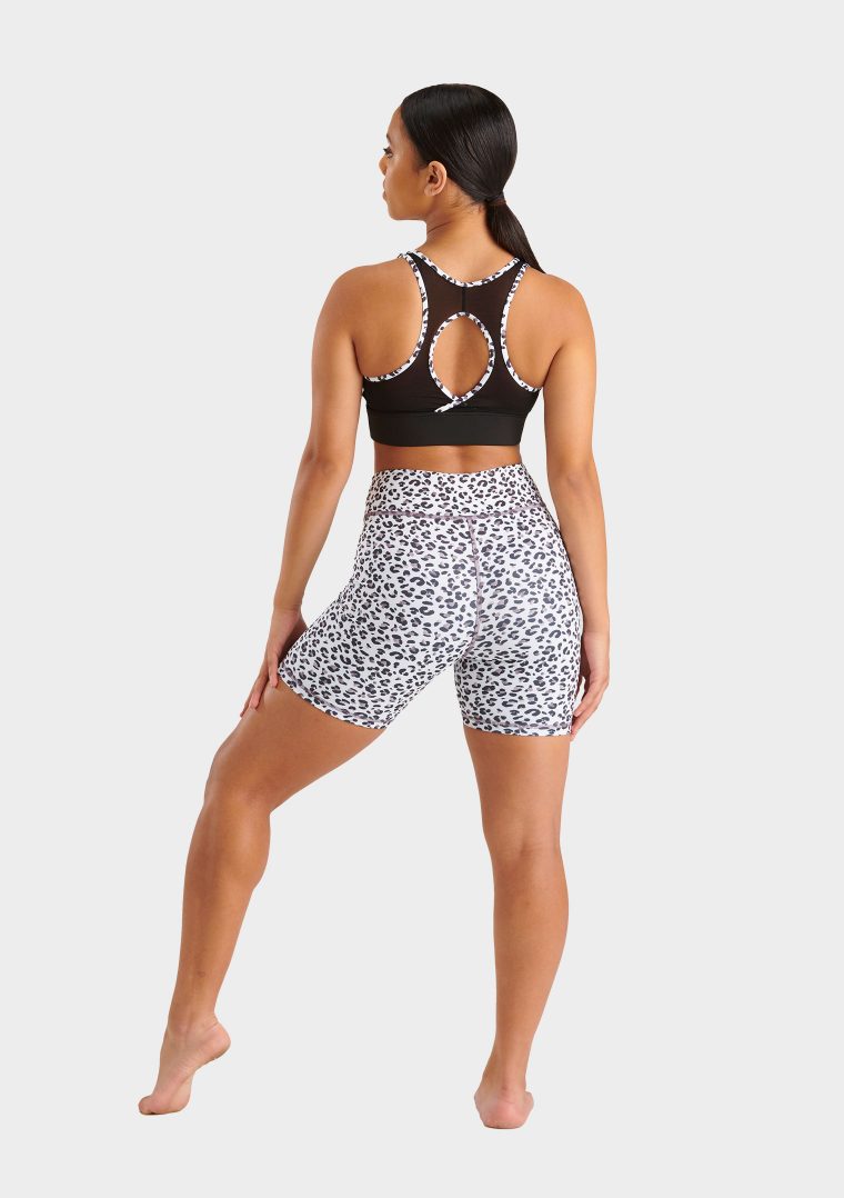 emily crop top white jaguar