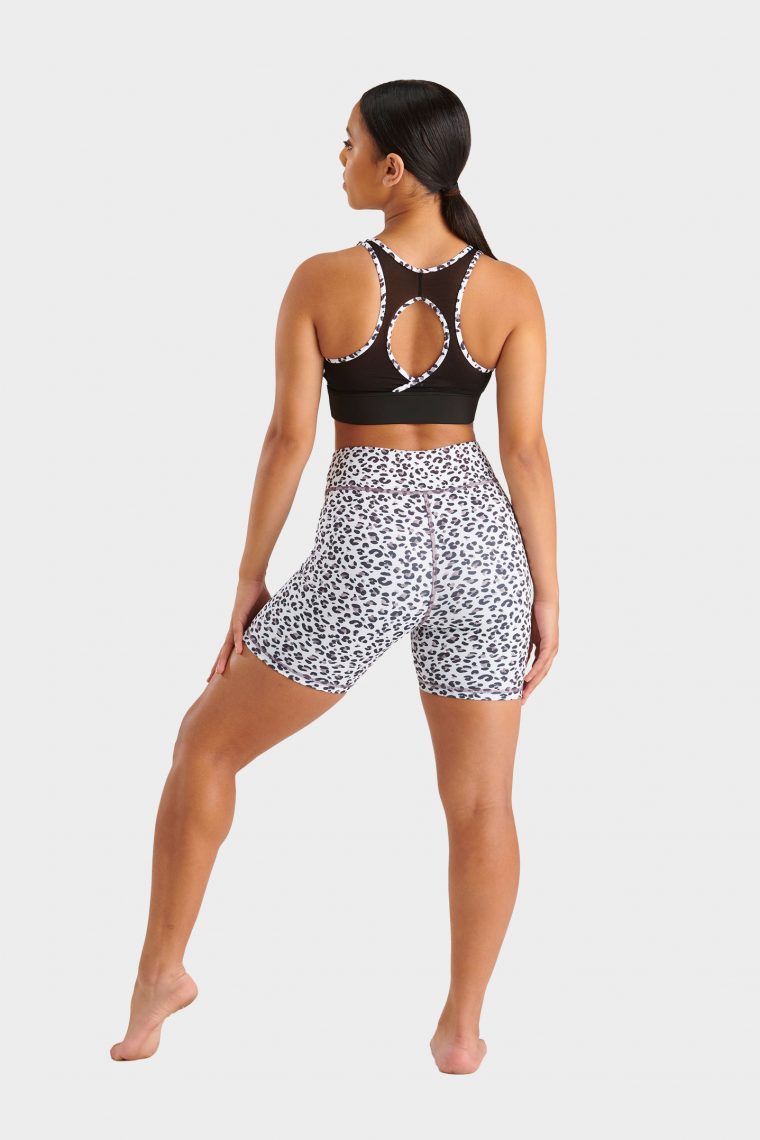 emily crop top white jaguar