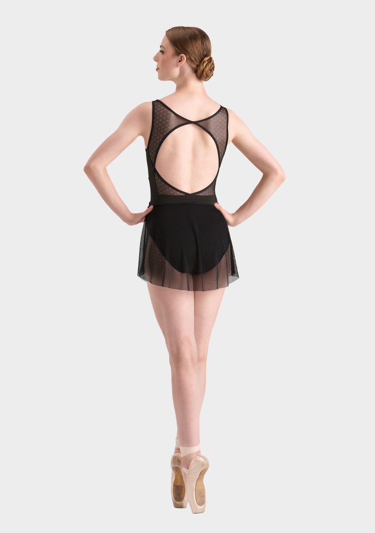 mini ballet skirt black