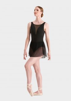 mini ballet skirt black