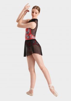 mini ballet skirt black