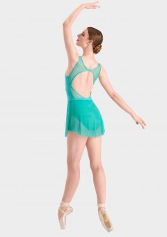 mini ballet skirt turquoise